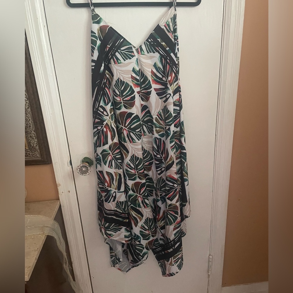 Tribal kerchief dress M EUC